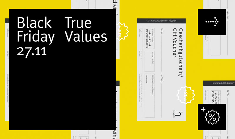 Black Friday 2020 | Hering Berlin Gift Card „True Values“